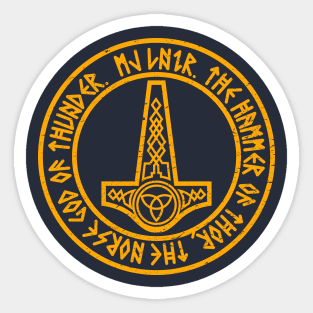 Viking Hammer Sticker